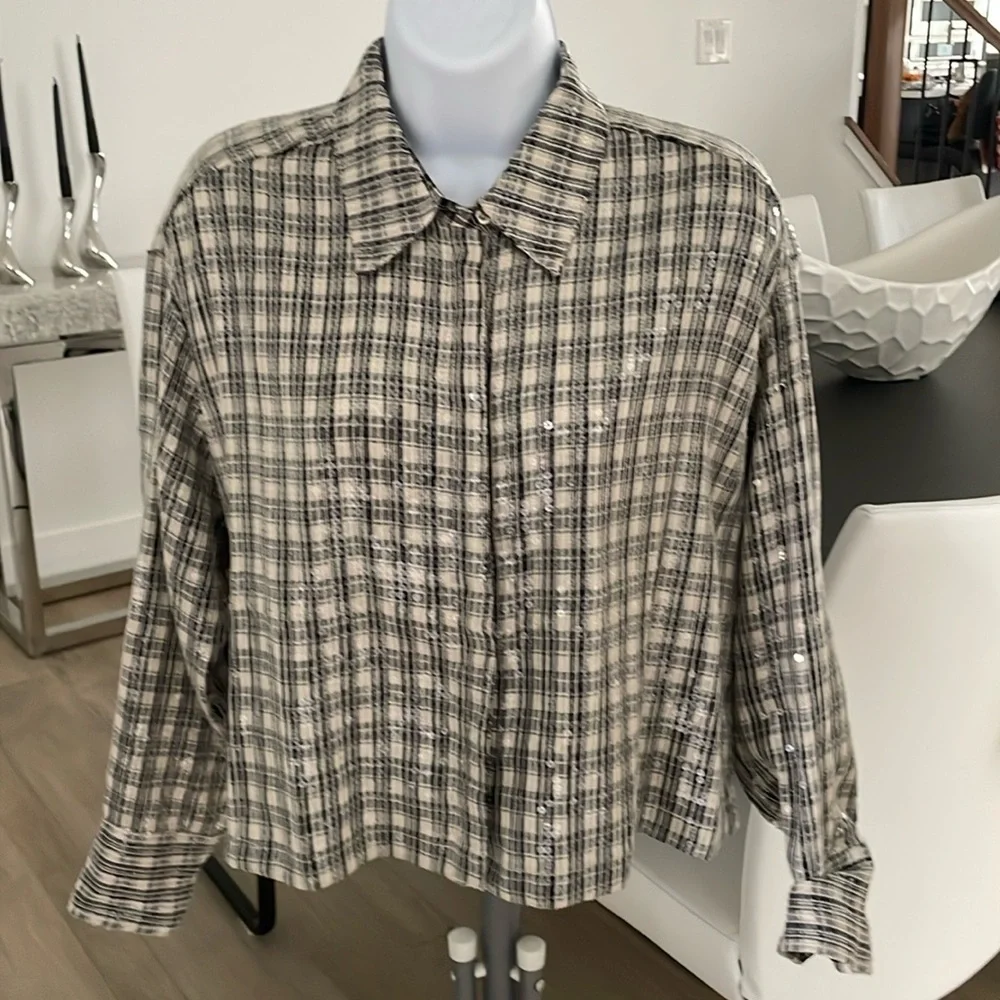 Velvet Graham and Spencer Sequined JKT  Athena NWT - Picture 3 of 11